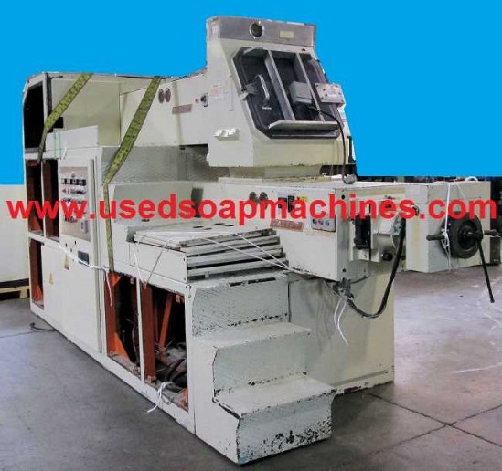 Used Mazzoni Duplex Vacuum Plodder Soap Extruder double stage